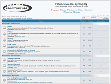 Tablet Screenshot of forum.pro-cycling.org